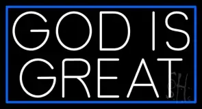 White God Is Great LED Neon Sign