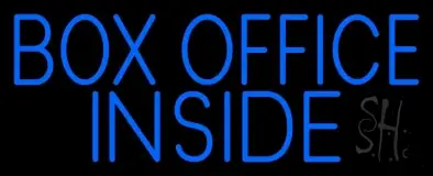 Blue Box Office Inside LED Neon Sign