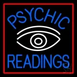 Blue Psychic Readings White Eye LED Neon Sign