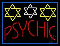Blue Psychic With Stars LED Neon Sign