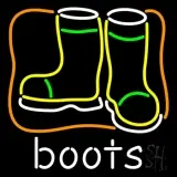 Boots With Logo LED Neon Sign