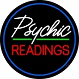 Green Psychic Readings With Border LED Neon Sign