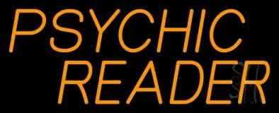 Orange Psychic Reader LED Neon Sign