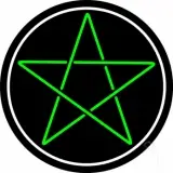 Pentacle LED Neon Sign