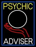 Psychic Adviser Crystal Logo LED Neon Sign