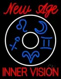 Red New Age Inner Vision LED Neon Sign