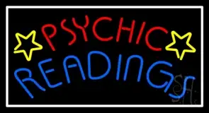Red Psychic Blue Readings LED Neon Sign