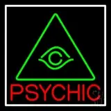 Red Psychic Green Logo LED Neon Sign