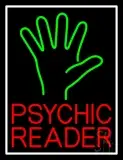 Red Psychic Reader Green Palm LED Neon Sign