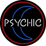 Red Psychic White Logo LED Neon Sign