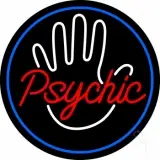 Red Psychic With Border LED Neon Sign
