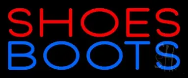 Red Shoes Blue Boots LED Neon Sign
