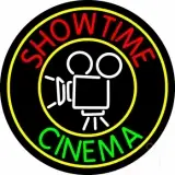 Showtime Cinema With Logo LED Neon Sign