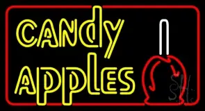 Double Stroke Candy Apples LED Neon Sign
