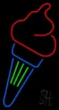 Fancy Ice Cream Cone LED Neon Sign