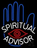 White Spiritual Advisor LED Neon Sign