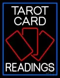 White Tarot Cards Readings LED Neon Sign