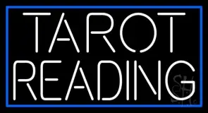 White Tarot Reading LED Neon Sign