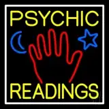 Yellow Psychic Readings With Palm LED Neon Sign
