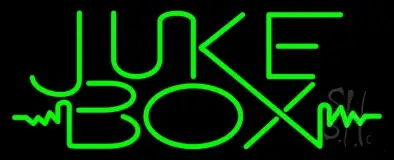 Green Juke Box LED Neon Sign