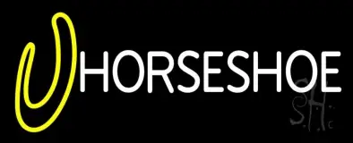 Horse Shoe Block Logo LED Neon Sign