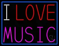 I Love Music LED Neon Sign