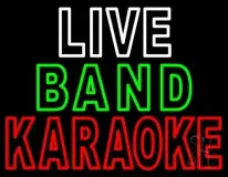 Live Band Karaoke LED Neon Sign