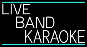 Live Band Karaoke LED Neon Sign
