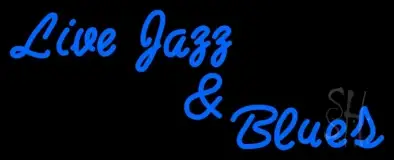 Live Jazz And Blues LED Neon Sign