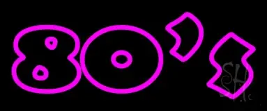 Pink 80s LED Neon Sign