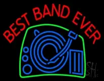 Red Best Band Ever LED Neon Sign