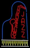 Vertical Jazz With Logo LED Neon Sign