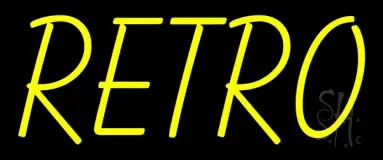 Yellow Retro LED Neon Sign