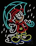 Mickey Mouse With Umbrella LED Neon Sign