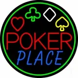 Poker Place LED Neon Sign