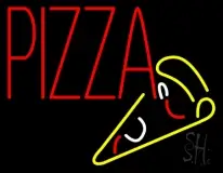Pizza Slice Logo LED Neon Sign