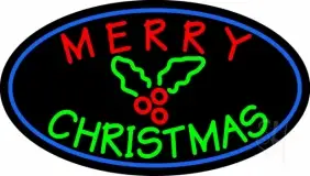 Red Merry Green Christmas LED Neon Sign