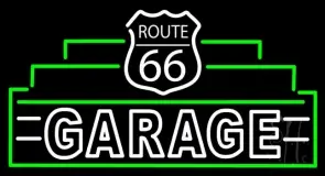 Route 66 Garage LED Neon Sign