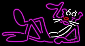 The Pink Panther LED Neon Sign