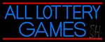 All Lottery Games LED Neon Sign