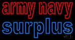 Army Navy Surplus LED Neon Sign