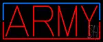 Army LED Neon Sign
