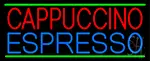 Blue Cappuccino Espresso LED Neon Sign