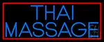 Blue Thai Massage LED Neon Sign