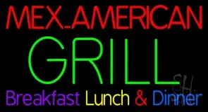 Mex American Grill LED Neon Sign