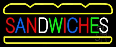 Multi Colored Sandwiches LED Neon Sign