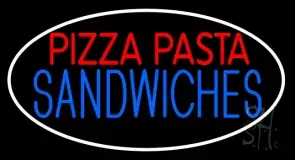 Pizza Pasta Sandwiches LED Neon Sign