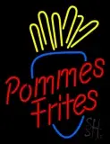 Pommes Frites Fries LED Neon Sign