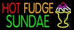 Hot Fudge Sundae LED Neon Sign
