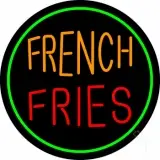 Round French Fries LED Neon Sign